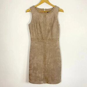 Jax Tan Suede Dress